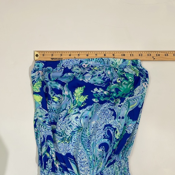 NWT Lilly Pulitzer Pim Jumpsuit Sea Sirens Size XS EUC - Picture 9 of 14